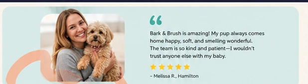 Bark and Brush customer testimonial